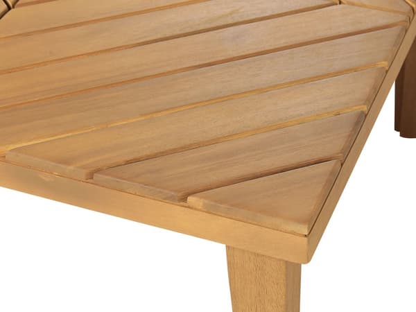 Loungesæt Lyst Akacietræ Polyester 5 Personers Udendørs Sofagruppe Sofabord med Hynder Moderne Design Terrasse Have Indretning