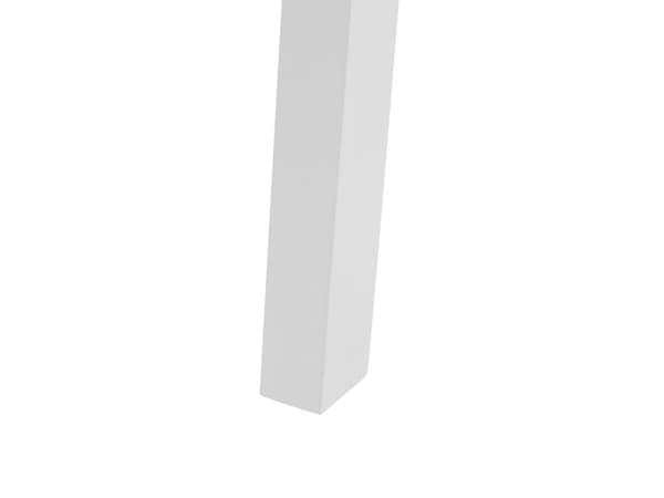 Utendørs spisegruppe Hvit Lyst tre Aluminium Rundt bord ø 105 cm 4 stoler med sitteputer Hage Terrasse Utemøbler Moderne Minimalistisk