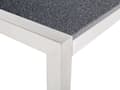 Miniatyrbilde 11 av 11: Hagemøbelsett Grå Granitt 180 x 90 cm 6-seter Hage Bordplate Moderne Terrasse
