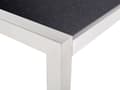 Miniatyrbilde 11 av 11: Hagemøbelsett Svart Granitt 180 x 90 cm 6-seter Hage Bordplate Moderne