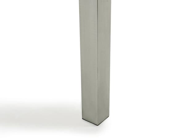 Hagemøbelsett Svart Glass 220 x 100 cm 8-seter Hage Utendørs Terrasse