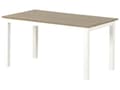 Miniatyrbilde 4 av 11: Loungesett Hvit Grønn Aluminium Kunsttre 5-seters sofa Sofabord Sidebord Moderne design Hagemøbler Sittegruppe Utendørs