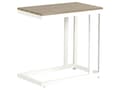 Miniatyrbilde 5 av 11: Loungesett Hvit Grønn Aluminium Kunsttre 5-seters sofa Sofabord Sidebord Moderne design Hagemøbler Sittegruppe Utendørs