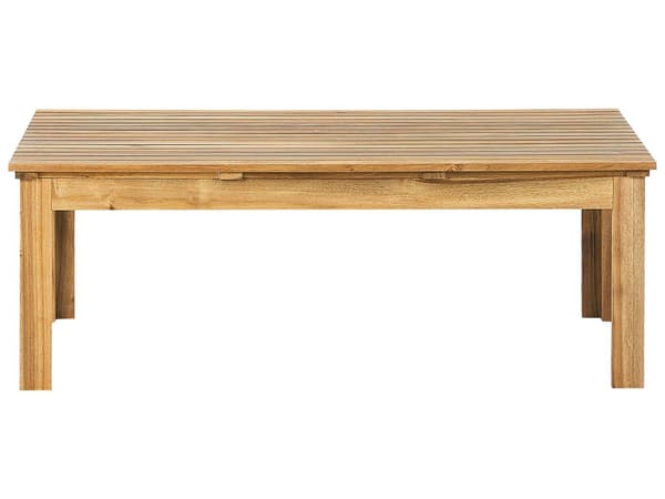 Hagesett i akasietre med svarte puter Moderne 4-seters uteservering med salongbord