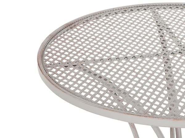 Bistrosett Grå Metall 2-seter Balkong Terrasse Hage Romantisk