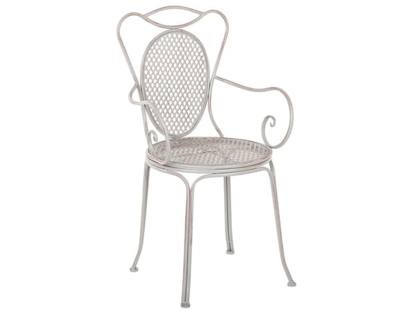 Bistrosett Grå Metall 2-seter Balkong Terrasse Hage Romantisk