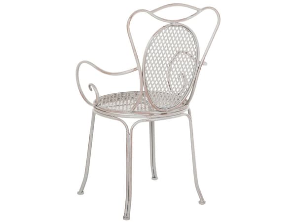 Bistrosett Grå Metall 2-seter Balkong Terrasse Hage Romantisk