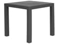 Miniatyrbilde 4 av 11: Hagesett Gråt Firkantet bord 80 x 80 cm 4 stabelbare stoler 4 seter Minimalistisk