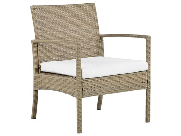 Loungesett rotting brun 4-seters moderne