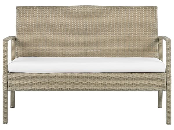 Loungesett rotting brun 4-seters moderne
