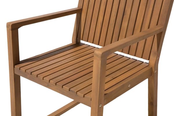 Hage Spisesett Brun Akasietre 8 Seter Værbestandig Klassisk Design
