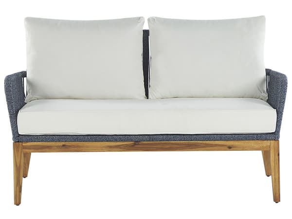 Loungesett Akasietre Mørkeblå Moderne 4-seters med Bord til Hagen