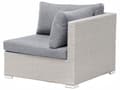 Miniatyrbild 10 av 11: 2 Delar Trädgård Loungegrupp Grå med Kuddar 5-sits Soffa Soffbord Högervänd