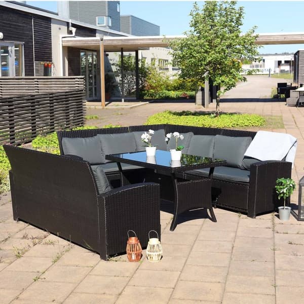 Soffgrupp utemöbler | Inbyggd förvaring | Lyfco Sannäs