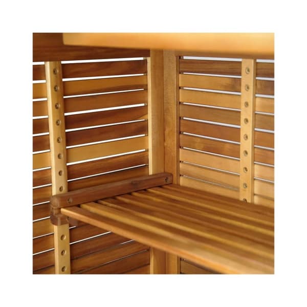 vidaXL Hagebarsett 5 deler heltre akasie