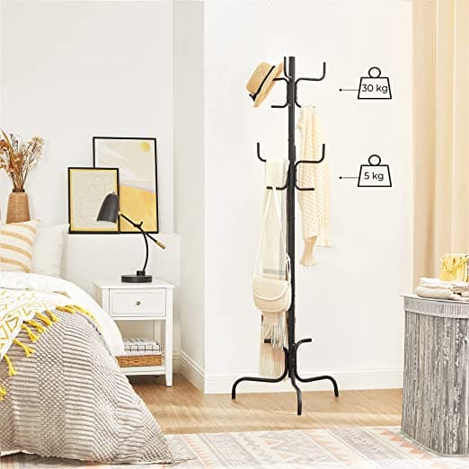 Coat Rack - Tøjstativ - 6 Hooks - Van Staal