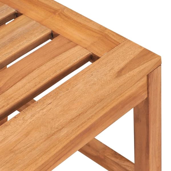 vidaXL Hagespisegruppe 5 deler heltre teak