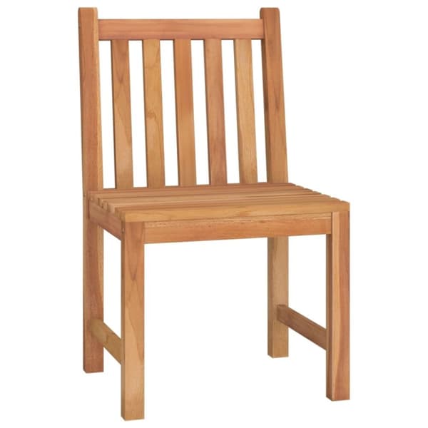 vidaXL Hagespisegruppe 5 deler heltre teak