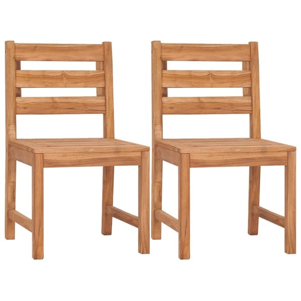 vidaXL Hagespisegruppe 3 deler heltre teak
