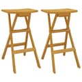 Miniatyrbilde 4 av 9: vidaXL Foldbart barsett 3 deler heltre teak