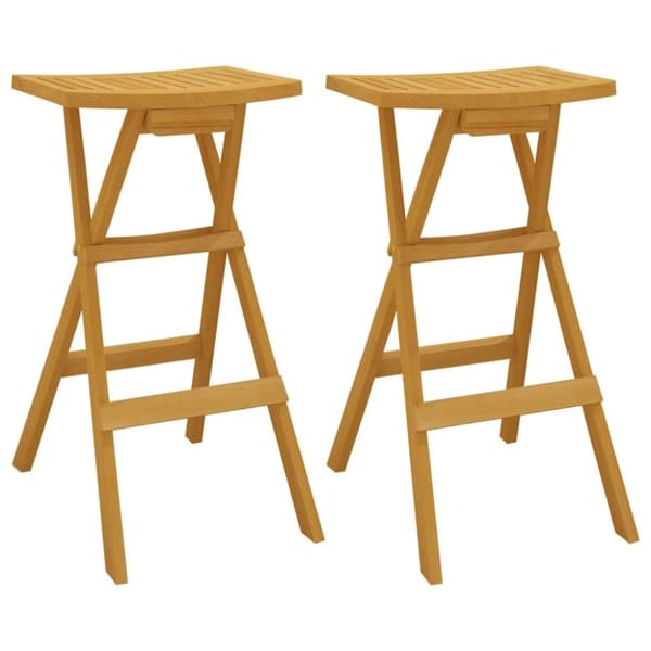 vidaXL Foldbart barsett 3 deler heltre teak