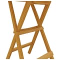 Miniatyrbilde 7 av 9: vidaXL Foldbart barsett 3 deler heltre teak