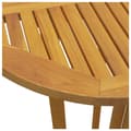 Miniatyrbilde 8 av 9: vidaXL Foldbart barsett 3 deler heltre teak