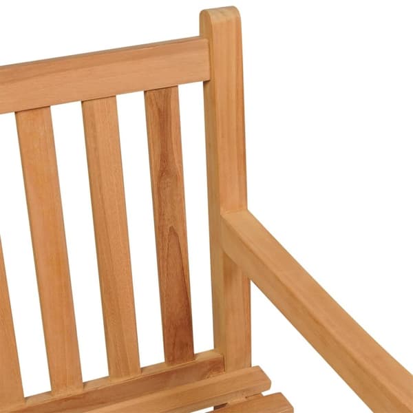 vidaXL Matgrupp för trädgården 5 delar massiv teak