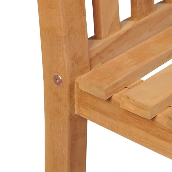 vidaXL Matgrupp för trädgården 5 delar massiv teak