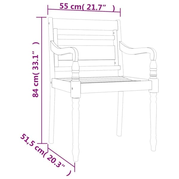 vidaXL Hagespisegruppe 5 deler heltre teak