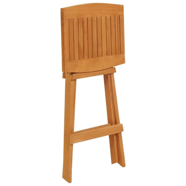 vidaXL Foldbart barsett 5 deler heltre teak