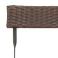 Miniatyrbillede 8 af 11: vidaXL foldbart bistrosæt 3 dele polyrattan brun