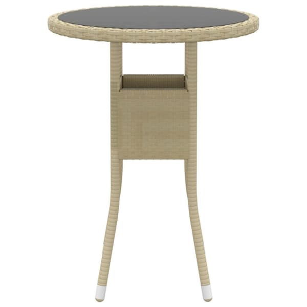 vidaXL Hagesofagruppe 5 deler polyrotting beige