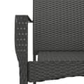 Miniatyrbillede 8 af 10: vidaXL havestole med hynder 2 stk. polyrattan sort