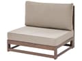 Miniatyrbilde 5 av 11: Loungesett Mørkt tre Taupe Akasietre 4-seter Venstrevendt hjørnesofa med puter Sofabord Moderne design Utendørs Hagemøbler