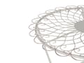 Miniatyrbillede 10 af 11: Have Bistro Sæt Hvid Metal Distressed Effect 3 Stykke Bord og Stole