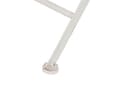 Miniatyrbillede 11 af 11: Have Bistro Sæt Hvid Metal Distressed Effect 3 Stykke Bord og Stole