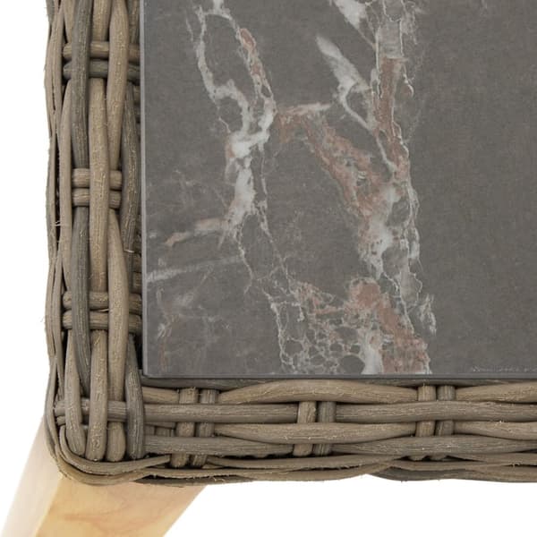 Polyrattan bord Tarent 93,5x93,5x75cm - natur
