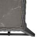Miniatyrbillede 4 af 6: Polyrattan barbord Lovas 161x64,5x99,5cm - grå