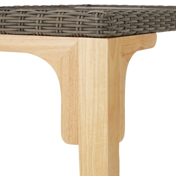 Polyrattan havebord Foggia 196x87x76cm - natur