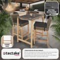 Miniatyrbild 7 av 11: Rotting barbord Kutina med 2 stolar Latina - natur