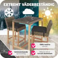Miniatyrbild 8 av 11: Rotting barbord Kutina med 2 stolar Latina - natur