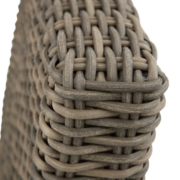 Polyrattan barbord Lovas med 4 stole Latinan - natur