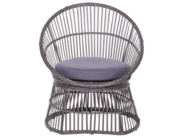 Cafesæt Polyrattan Taupe 3 dele Udendørs Kurvestole med Sidebord Bistrosæt Flet til Have Terrasse Indretning