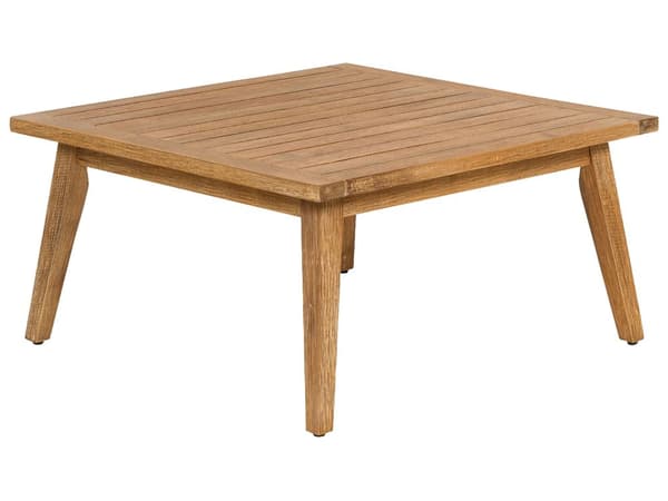 Loungesæt Beige Akacietræ 5 Personers Havesofa Sæt L formet Hjørnesofa Lounge Havebord Reb Design Indendørs Udendørs