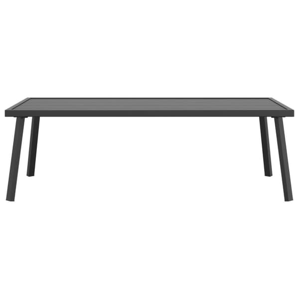 vidaXL havebord 110x55x35 cm stål antracitgrå