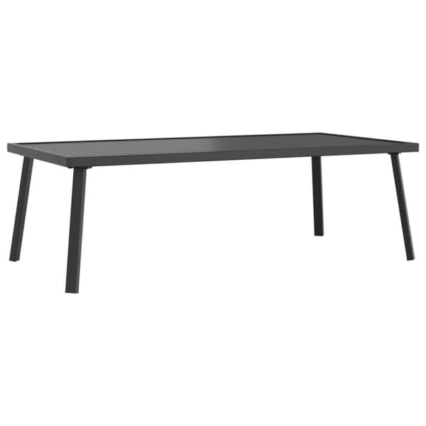 vidaXL havebord 110x55x35 cm stål antracitgrå
