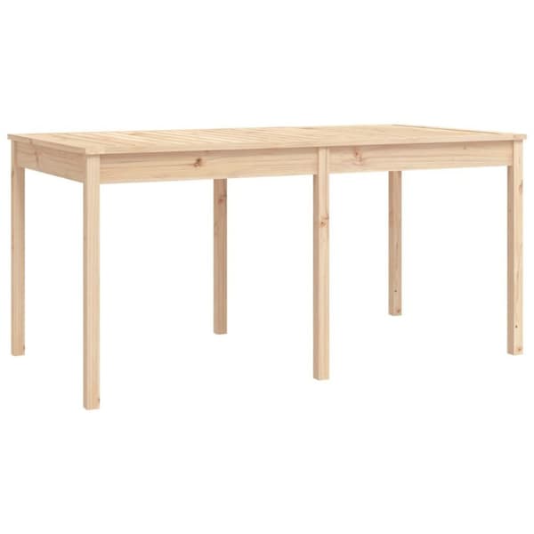 vidaXL Hagespisestue 7 deler heltre furu