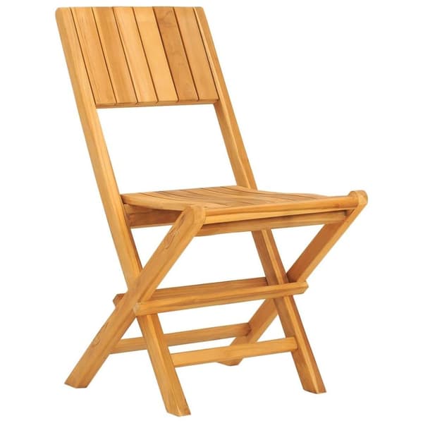 vidaXL Hagespisegruppe 5 deler heltre teak