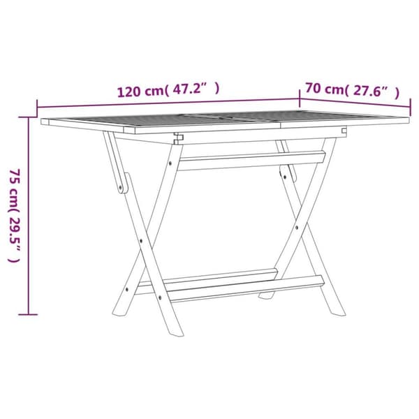 vidaXL Hagespisegruppe 5 deler heltre teak